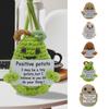 Crocheted Positive Potato Toy Emotional Support Cute Crocheting Knitting Positive Life Vegetable Doll Stress Relief Comforting Handwoven Ornament