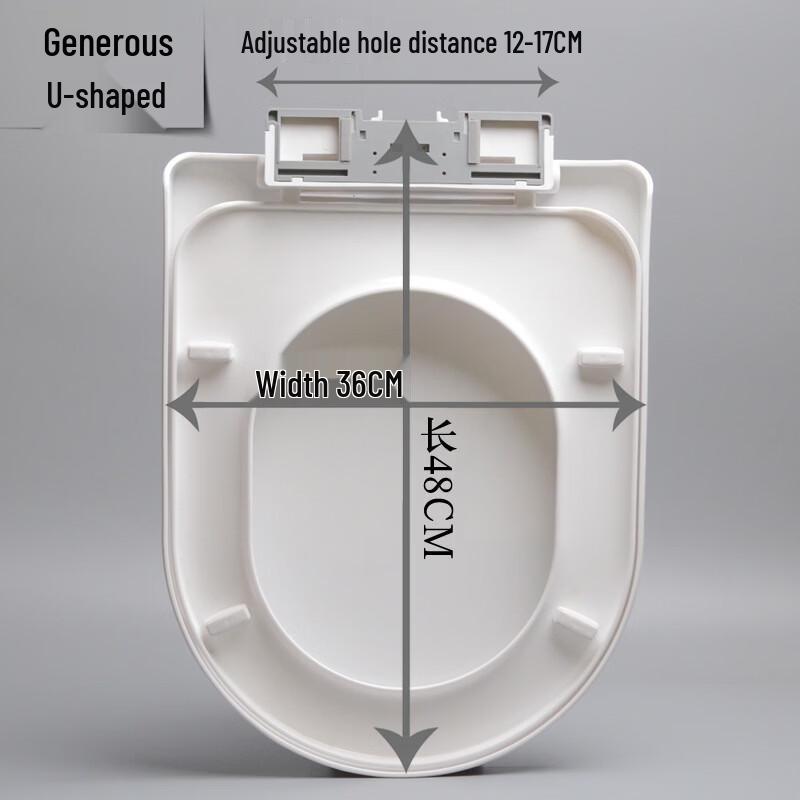 Фрезерованное Утолщенное Универсальное Антибактериальное Сиденье для Унитаза