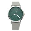 Watch Cute Stylish Dial Easy To Read Analog Waterproof Gray X Green Women's