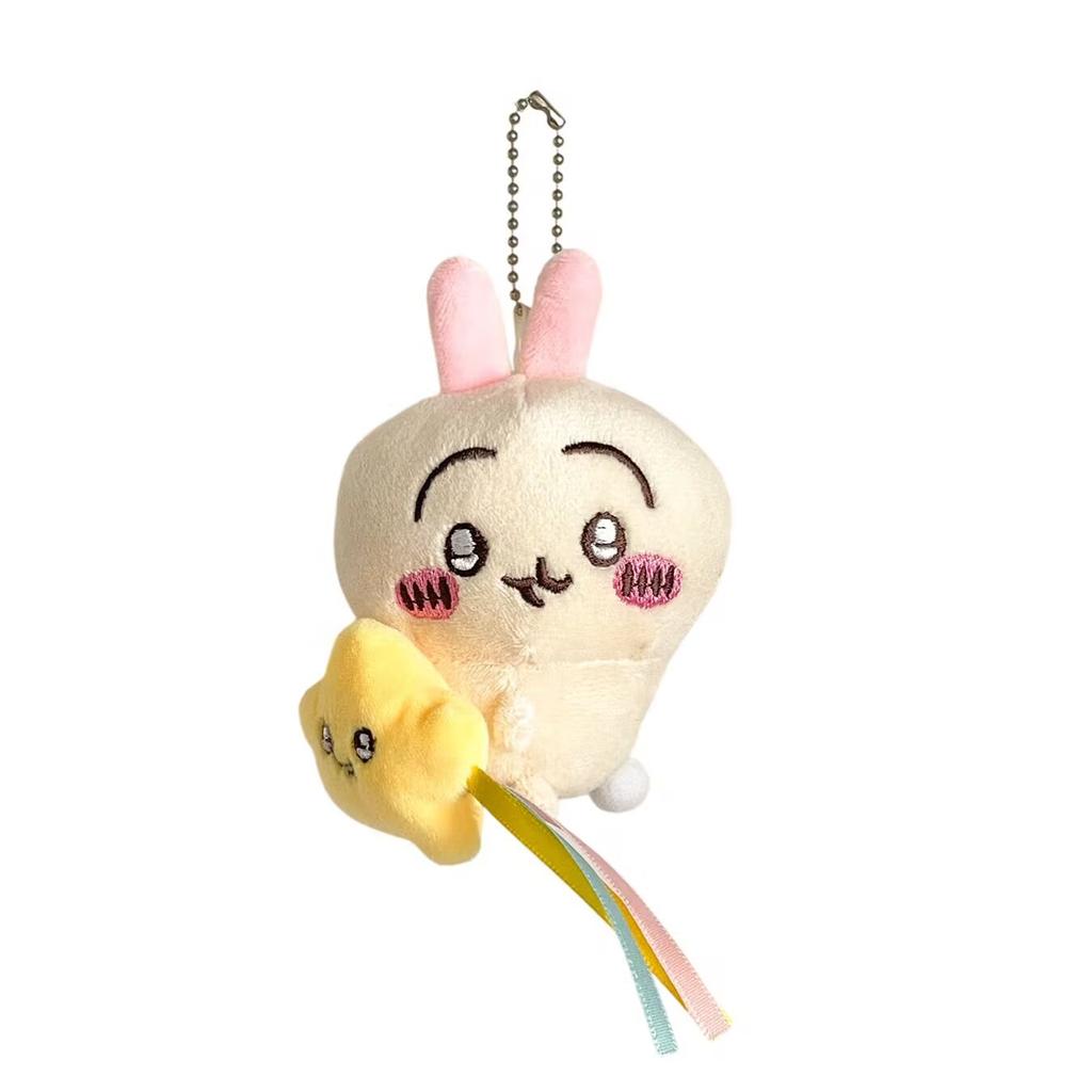 Мультяшные обнимающиеся звезды Лягушка Джиика Серия Little Bajiyiwusach Плюшевая кукла Сумка Подвесное украшение Кукла Подарок