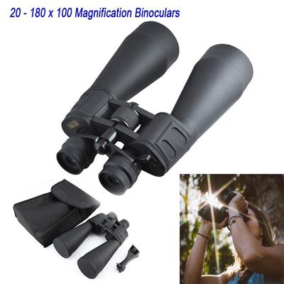 Профессиональный мощный бинокль HD с зумом 20-180x100, широкоугольный телескоп, водонепроницаемый IPX4, снаряжение для дальних путешествий и походов