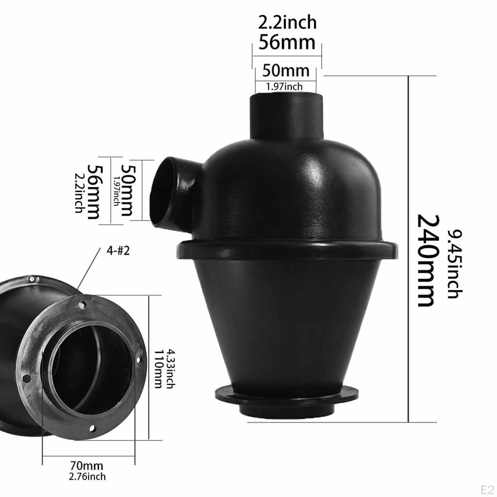 Циклонный фильтр пылеуловитель сепаратор внутренний диаметр 50 мм запасные части песок