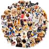 50 Realistic Dog Stickers Animal Cute Pet Collection Shiba Inu Cute Animal Golden Retriever Dog Head Emoji Stickers
