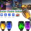 96LED Solar Flame Flashlight Waterproof Garden Decoration Outdoor Lawn Path Courtyard Terrace