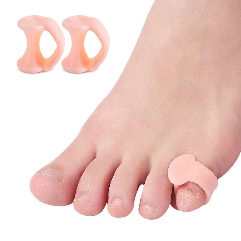 Силиконовый разделитель мизинца для коррекции вальгусной деформации — удобное, износостойкое решение для перекрывающихся пальцев ног