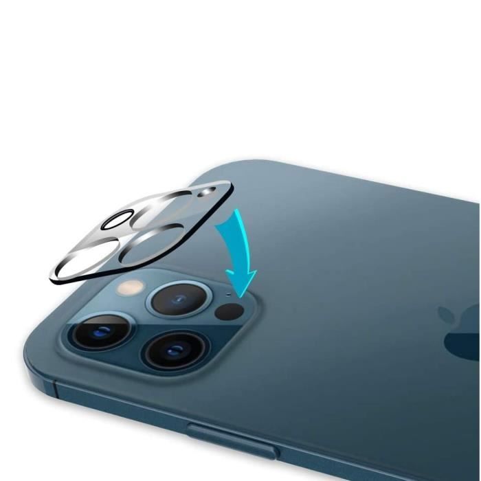 Защита камеры - Phonillico - iPhone 13 PRO / PRO MAX - Набор из 2 штук - Закаленное стекло - Устойчив к царапинам
