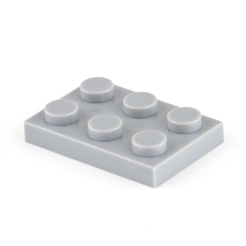 100 шт. Детали MOC 3021 Пластина 2x3 Совместимые Кирпичики DIY Сборка Строительные Блоки Частицы Детская Мозговая Игрушка Подарок