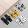 90 Degrees 180 Degrees Solid Buckle Aluminum Alloy Non Perforated Pin Door Lock Anti-theft Buckle 1PC