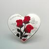 Памятная монета Lucky Love, креативная форма, двусторонний дизайн, романтические элементы, украшение для монеты на День святого Валентина