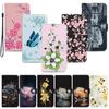 For Motorola G14/Edge 40/Moto E13 G73 G72 E22 G32 G62 G42 Wallet Case PU Leather Floral Flip Cover with Card Holder Kickstand Protective Purse Case