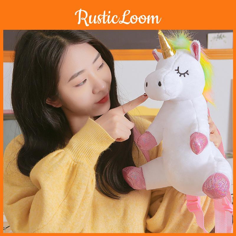 Soft Unicorn Backpack With Kidsfriendly Features And Carrying Ease For Kindergarten And Playdate Settings