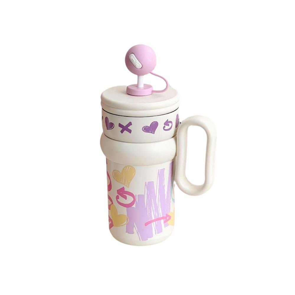 Милая бутылка-термос 540 мл Термокружка Портативная термобутылка для воды Офис