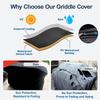 Tear Resistant Grill Cover with Adjustable Band for Culinary 30in Griddle 1901 1934 Waterproof Griddle Cover Multicolor