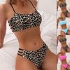 Ladies' Fashion Strap Leopard Pattern Sexy Bikini Set