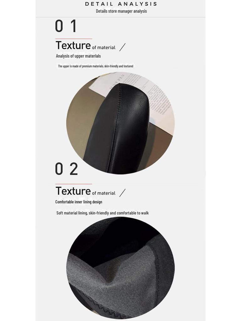 2024 Women's Winter Square Toe Martin Boots – European Style, Short with Rear Zipper & Thick Medium Heel