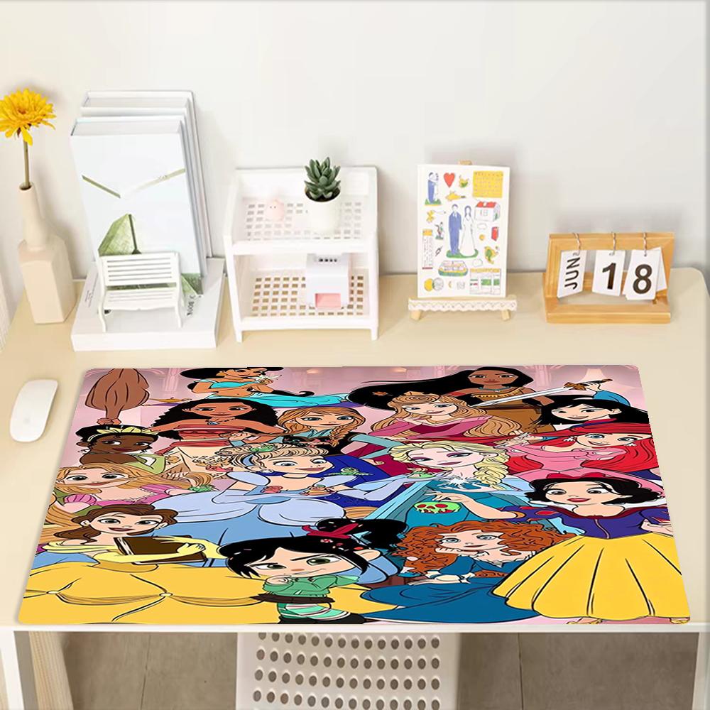 Princess Theme Mouse Pad, Non Slip Rubber Base, Multifunctional Office & Home Decor, Perfect for Workspace Personalization.