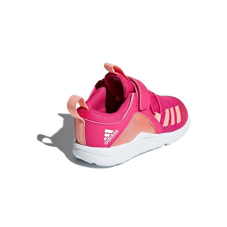 adidas Flex El I Нескользящие Низкие Беговые Кроссовки Розово-Белые Для Младенцев и Малышей AH2571