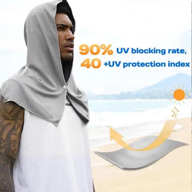 2026 Summer Arrival Cooling Beach Shawl Sun Protection Breathable Uv Protection Sun Hat
