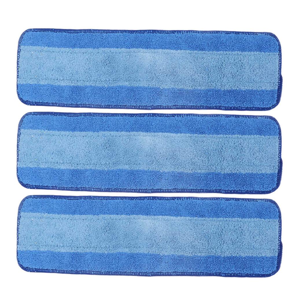 3PCS Wet Dry Dual Use Mop Cloth Refills Reusable Microfiber Mop Pad for Bona Mop Floor Cleaning