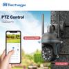 Techage 3-мегапиксельная PTZ-беспроводная система видеонаблюдения, двусторонняя аудиосвязь, Wi-Fi, IP-камера безопасности, 8-канальный P2P NVR, комплект видеонаблюдения, автоматическое отслеживание человека