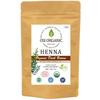 Made with Only Henna and OSI ORGANIC HALAL HENNA Organic Dark Brown 100g Indigo! 3.6oz (with Instructions) (x 1)