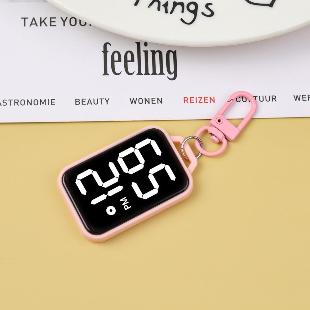 Hanging Style Digital Pendant Watch Square Luminous Pocket Watch Backpacks Accessory