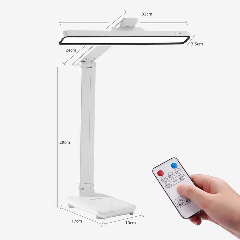 Rechargeable Led Table Lamp Magnetic USB Desk Reading Table Light Eye Protection Study Bedroom Lighting Fold Rotate Night Lights