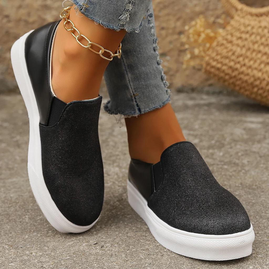 Women Slip On Sneakers with Arch Support Lightweight Jogging Shoes Comfortable Casual Running Sneakers Female Travel Shoes