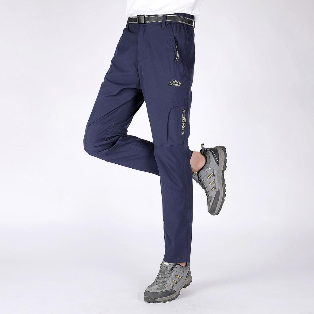 Men Hiking Pants Fishing Trousers Trekking Quick Dry Outdoor Travel Elastic Sports Pants Fabric Cycling Camping Clothing