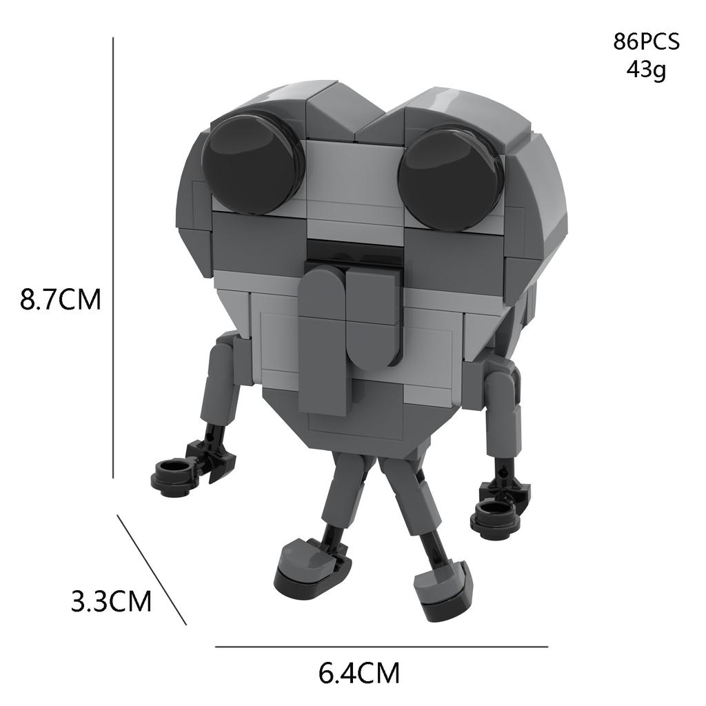 Zoonomaly Деформированный зоопарк Конструктор Мелкие детали детские игрушки