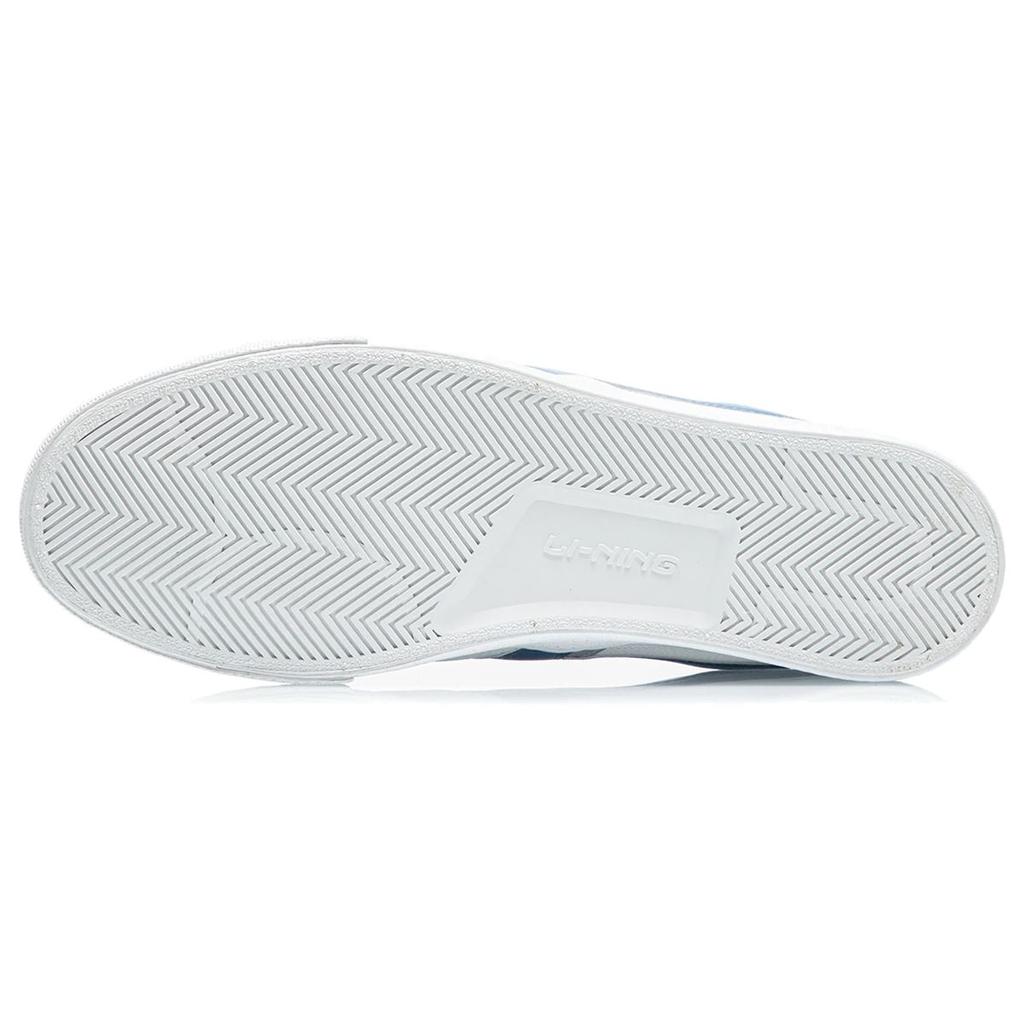 Li-Ning Светоотражающие низкие кроссовки для скейтбординга мужские кроссовки белые синие AGCR395-2