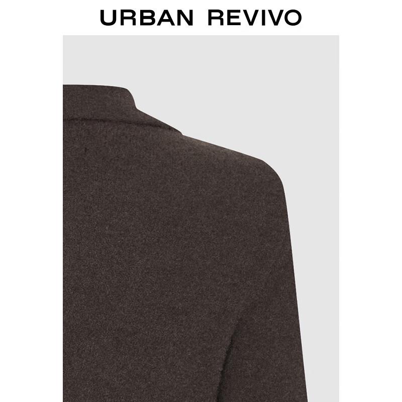 UR 2024 Winter Women's Contrast Button Lapel Knit Cardigan