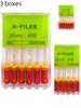 3boxes,6Pcs/Box Dental K Files 21mm/25mm Hand Use Files Stainless Steel Root Canal Files Dentistry Endodontic Instruments