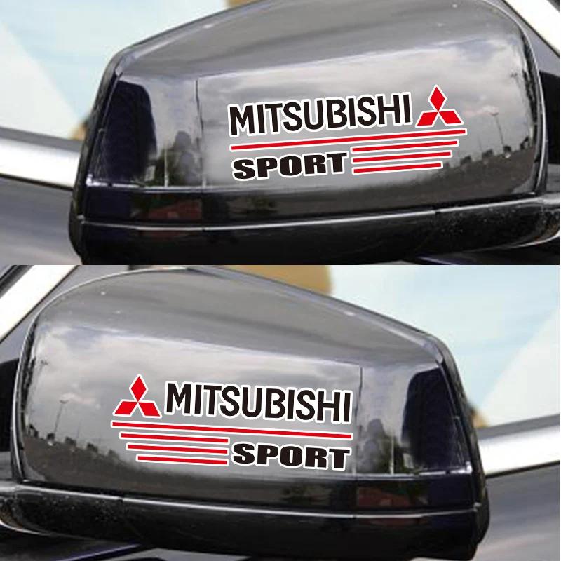 Car Blind Spot Mirror + Rearview Mirror Sticker for Mitsubishi All Models Outlander Lancer ASX Pajero Wide Angle Auxiliary Mirro