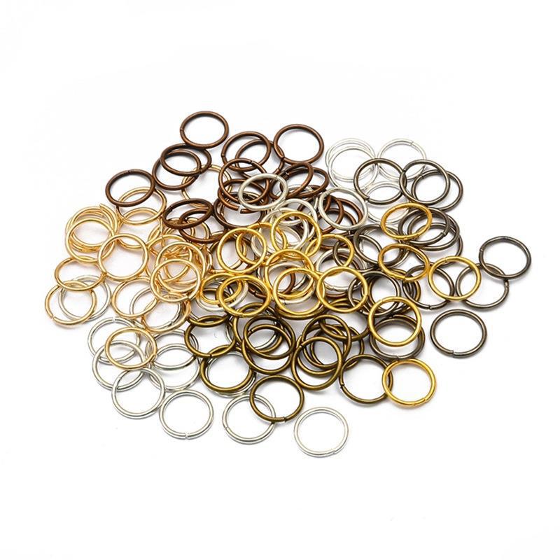 Iron Jump Ring Buckle for DIY Jewelry: Earrings, Bracelets, Necklaces & Pendants