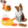 Dog Puzzle Feeder Interactive Pet Food Treat Dispenser Cartoon Duck Design Pet Snack Feeder for Dog Training Mental Enrichment