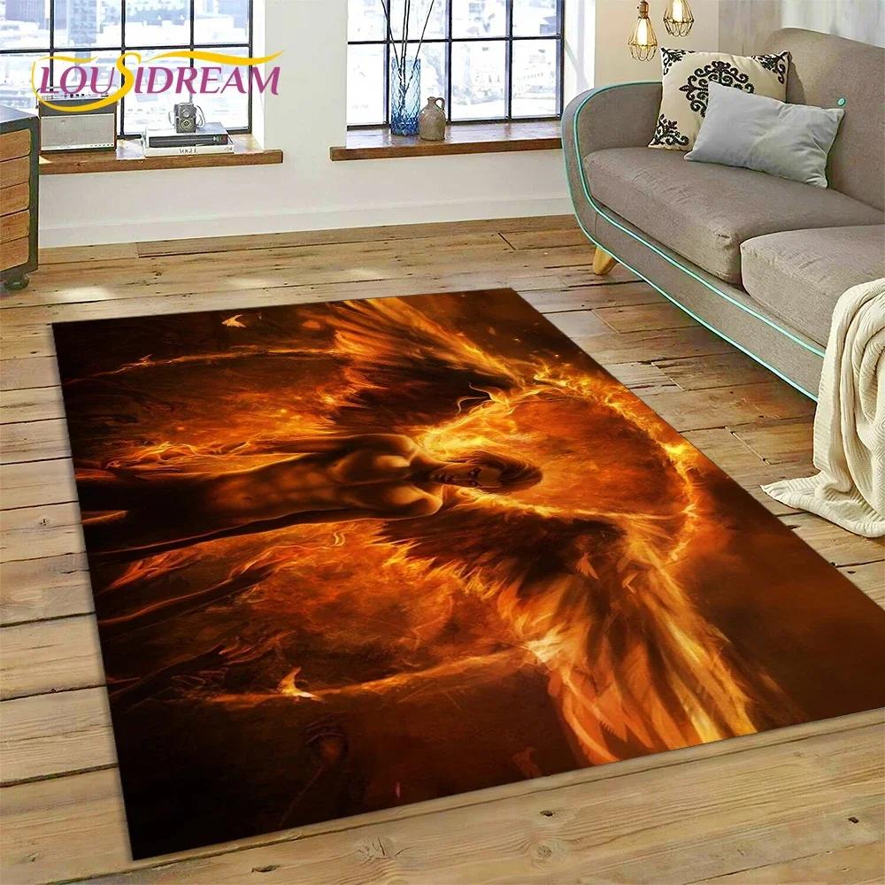 SPN Новейший Ковер с 3D-изображением Дина и Сэма из Сверхъестественного для Спальни, Гостиной, Дома, Декор для Дивана, Детская Игровая Большая Декоративная Напольный Коврик