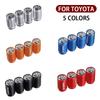 4 шт. Матовые колпачки на ниппель колеса автомобиля для Toyota RAV4 Corolla Camry Frontier Supra C-HR Hilux Tacoma PradoCorolla CHR Аксессуары