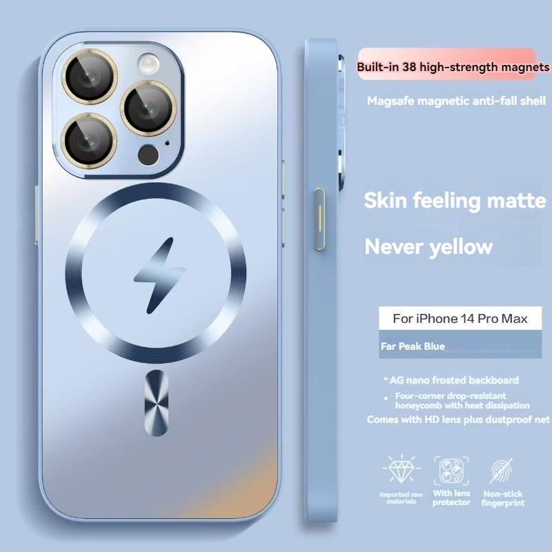 Новый чехол для телефона Desert Gold Magsafe с магнитной беспроводной зарядкой для For Iphone 16 15 14 13 12 pro max plus, защитная крышка для объектива камеры