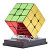 Кубик Рубика, Магнитный кубик со встроенными магнитами, Волшебный кубик, 3D-головоломка, Плавное вращение, Обучающая игрушка для профессионалов и экспертов (Металлический 3x3)