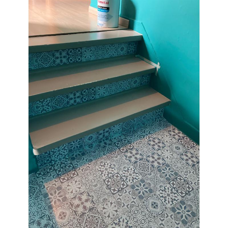 10 шт., ретро-узор, матовая поверхность, плитка, наклейки, чехлы для кухни, ванной, столов, пола, износостойкие художественные наклейки на стены