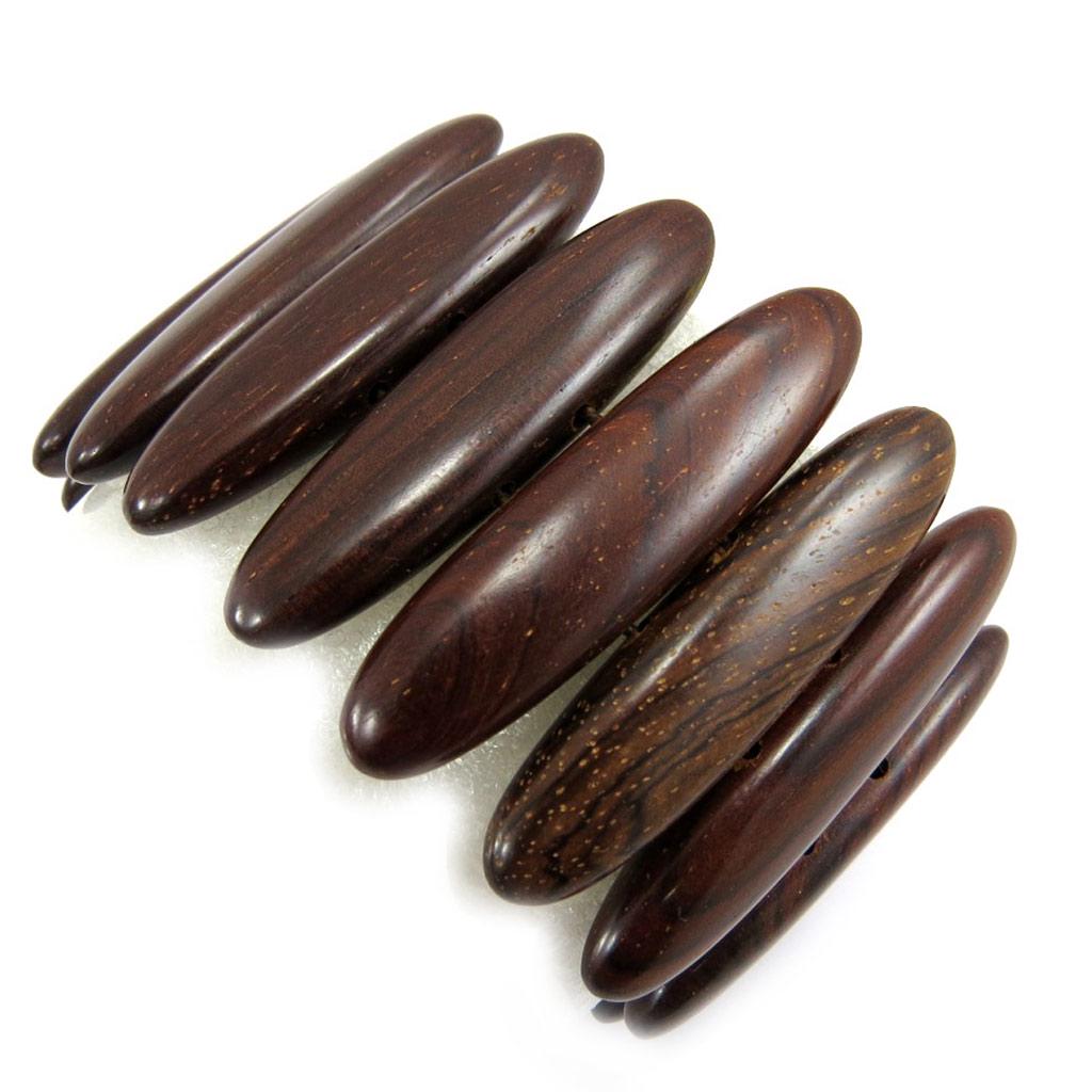 Les Trésors De Lily [E4776] - Bracelet 'Amazonia' Wood