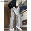 MON-LIST MLK03 Men's Smoky Grey Slim Fit Bootcut Jeans