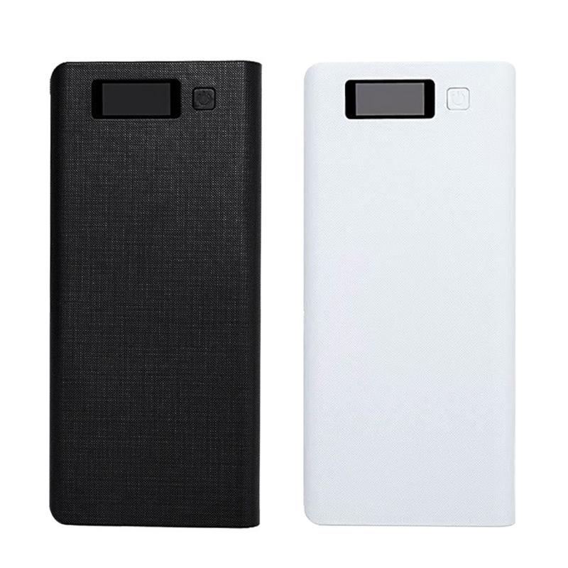 8-слотовый корпус-держатель для аккумуляторов 18650 Портативный PowerBank Оболочка Легкая сборка Прочность Пластиковый бокс для 8x18650 аккумуляторов