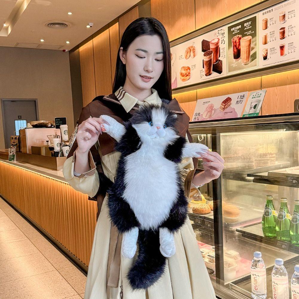 Плюшевый рюкзак-кошка с длинной шерстью, кошка породы рэгдолл, милые животные, плюшевая сумка, милые женские рюкзаки, детская сумка