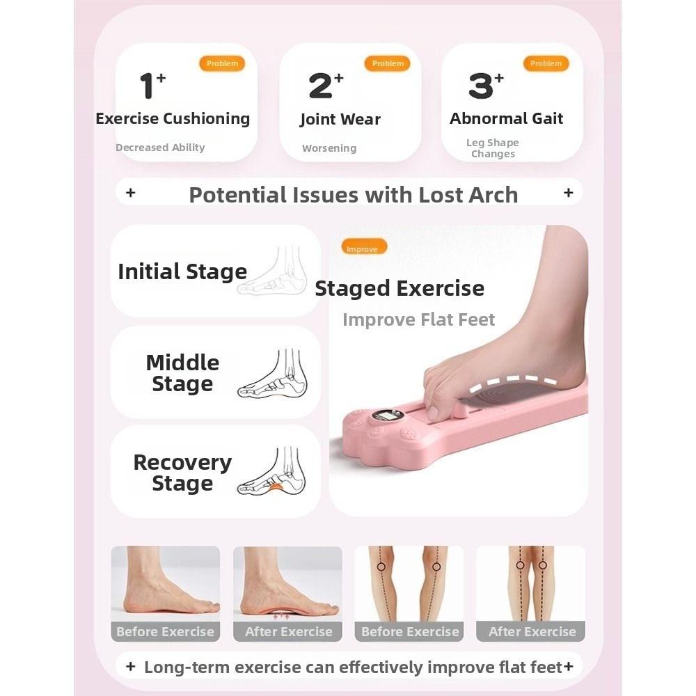 Counting Toe Arch Trainer Anti Slip Toe Muscle Strengthener  Toe Grip Strengthener
