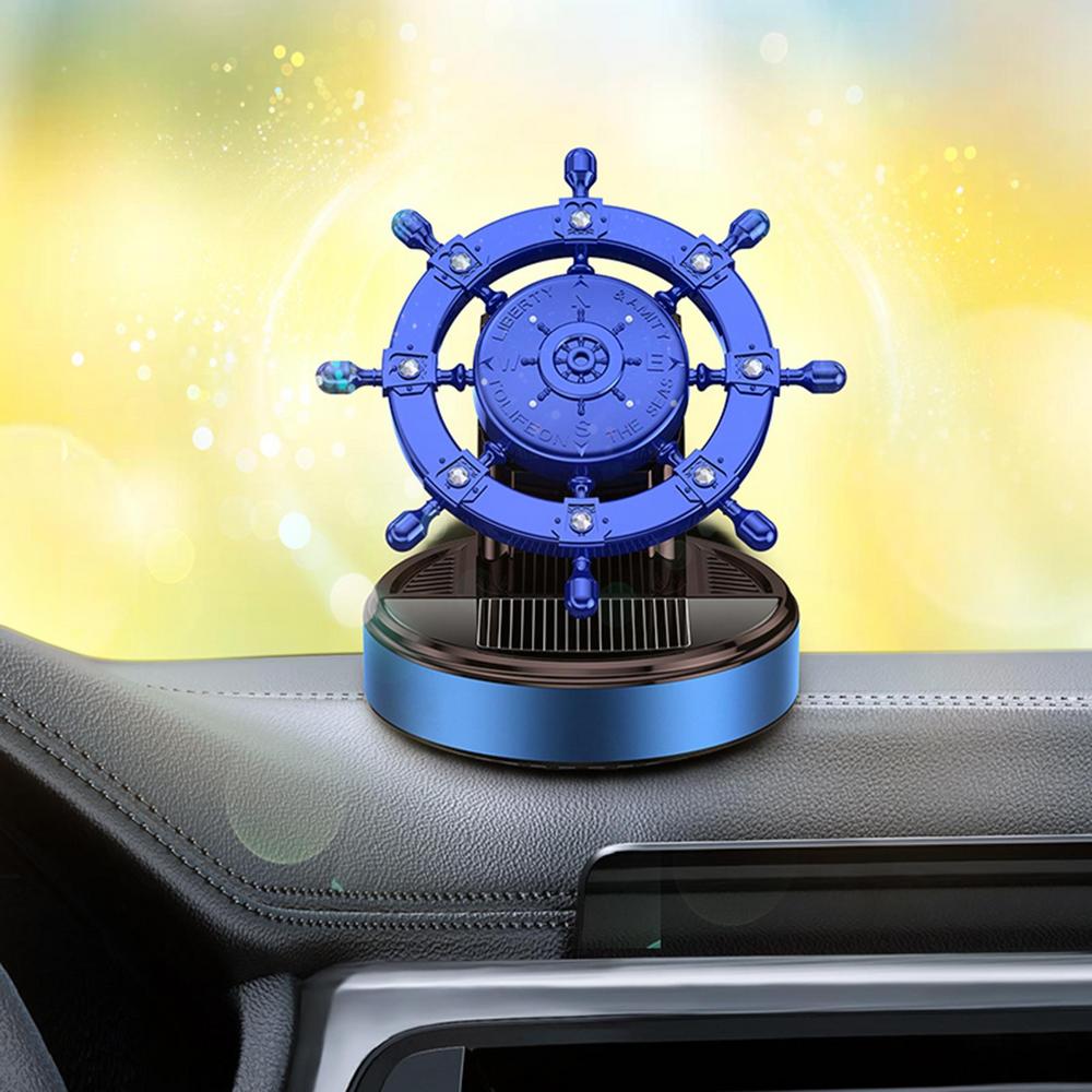 Автомобильный руль, диффузор, вращающийся руль на солнечной энергии, ароматерапия, орнамент на приборной панели автомобиля, домашний офис, рабочий стол