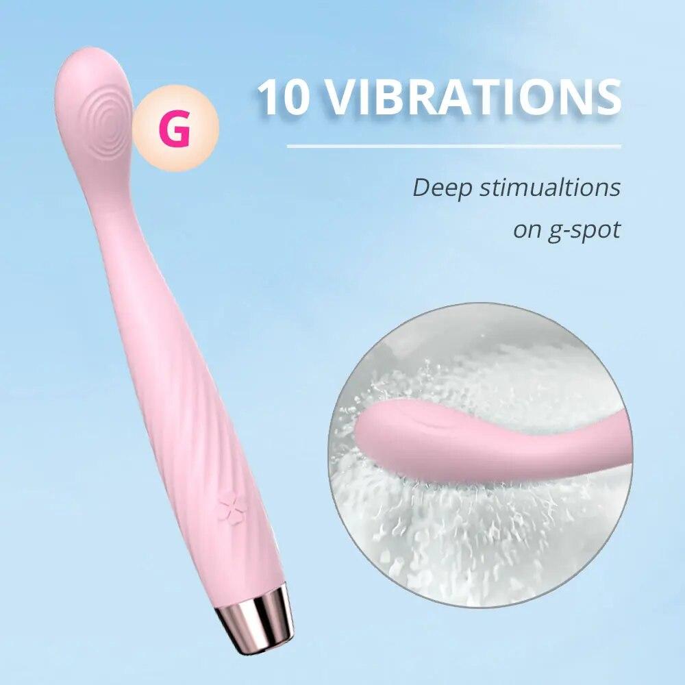 Rabbit Vibrators for Women G-Spot Beginner Fast Orgasm Finger Vibrator Female Nipple Clitoris Stimulator Sex Toys Woman Adult