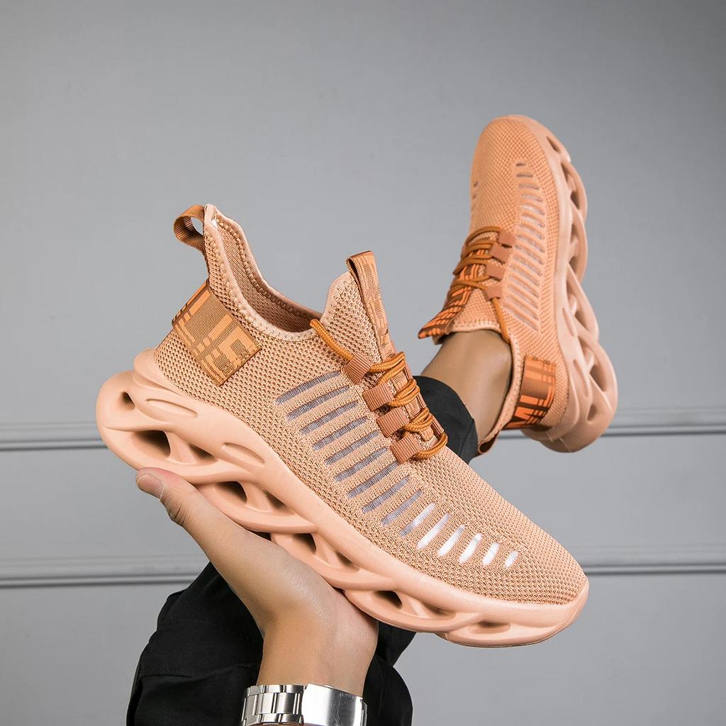 Мужские спортивные кроссовки для бега, черные, повседневные, кроссовки для мужчин, для активного отдыха, дышащая сетка, женские, легкие, амортизирующие, черные, теннисные