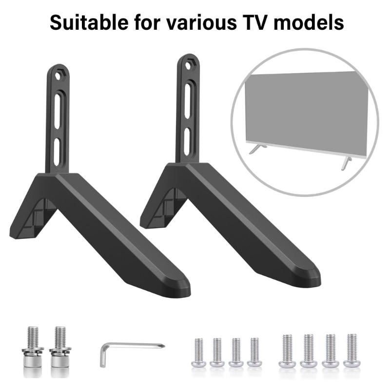 ТВ-подставка повышает устойчивость, легкая сборка, регулируемый угол обзора и высота, совместимость с несколькими моделями